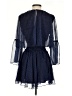Aqua 100% Polyester Polka Dots Blue Cocktail Dress Size S - photo 2
