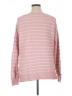LC Lauren Conrad Stripes Pink Pullover Sweater Size XL - photo 2