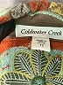 Coldwater Creek 100% Cotton Print Green Jacket Size 12 - photo 6
