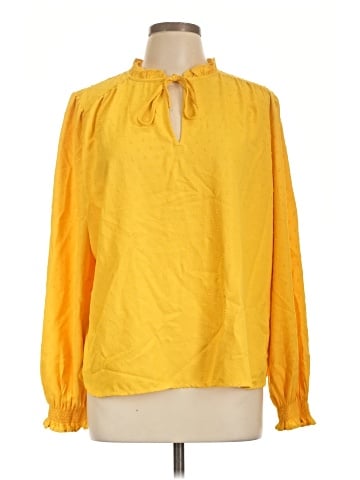 Ann Taylor LOFT Outlet Long Sleeve Blouse (view 1)
