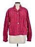CAbi 100% Cotton Stripes Pink Jacket Size M - photo 1