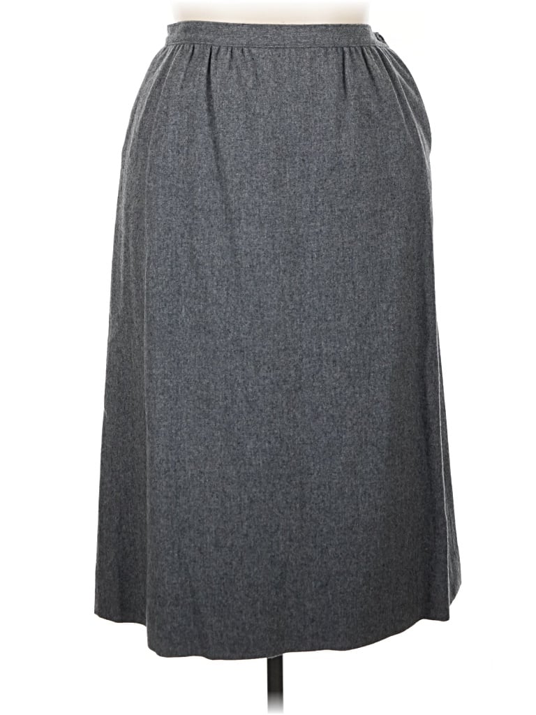 Pre-owned Pendleton Wool Skirt In Gray