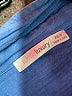 Subtle Luxury 100% Cotton Blue 3/4 Sleeve Button-Down Shirt Size XS - photo 7