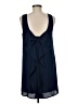 Everly 100% Polyester Solid Blue Casual Dress Size M - photo 2