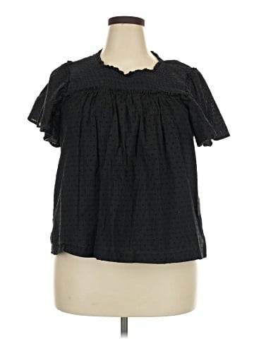 LC Lauren Conrad Short Sleeve Blouse (view 1)