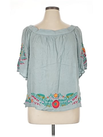 Umgee 3/4 Sleeve Blouse (view 1)