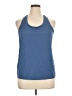 Athletic Works 100% Polyester Blue Tank Top Size XL - photo 1