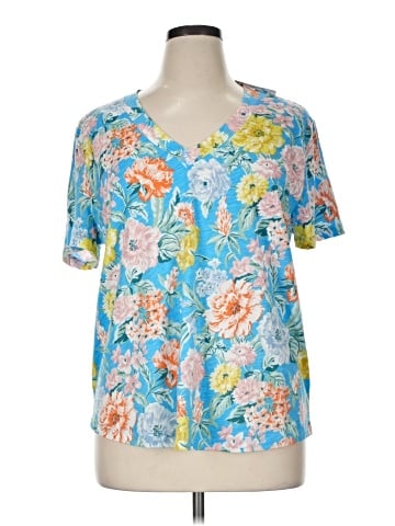 Ann Taylor LOFT Short Sleeve Blouse (view 1)