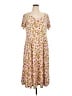 Lands' End Floral Yellow Casual Dress Size 1X - photo 1