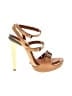 Lanvin Color Block Brown Sandals Size EU 37 1/2 - photo 1