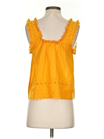 Madewell Embroidered Ruffle-Trim Top (view 2)