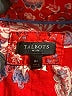 Talbots 100% Cotton Floral Red Long Sleeve Blouse Size Med Petite - photo 7