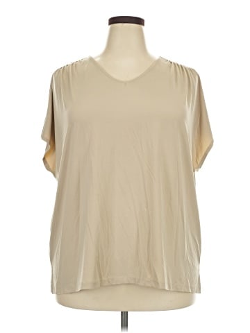 Susan Graver Short Sleeve Blouse (view 1)