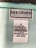 Karin Stevens 100% Polyester Teal Short Sleeve Blouse Size 12 - photo 7