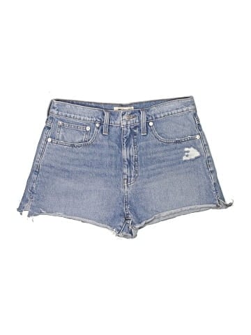 Madewell Relaxed Denim Shorts in Madera Wash: Side-Slit Edition (view 1)