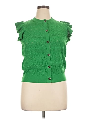 Who What Wear Sleeveless Button-Down Shirt (view 1)