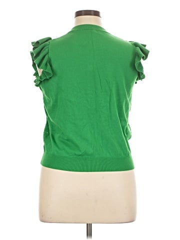 Who What Wear Sleeveless Button-Down Shirt (view 2)