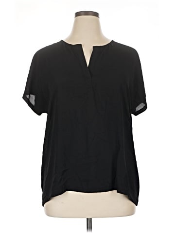 Ann Taylor Factory Short Sleeve Blouse (view 1)