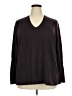 J.Jill 100% Cotton Brown Long Sleeve Top Size 3X - photo 1