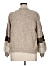 Democracy Color Block Tan Pullover Sweater Size XL - photo 2
