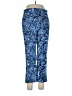 Talbots Outlet Paisley Blue Casual Pants Size 10 - photo 1
