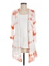Bobeau 100% Rayon Orange Cardigan Size M - photo 1