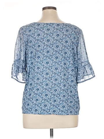 Lucky Brand Short Sleeve Blouse (view 2)
