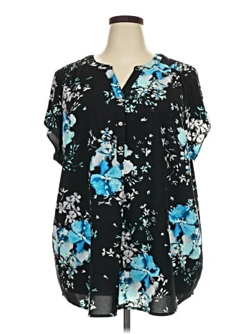 Croft & Barrow Short Sleeve Blouse (view 1)