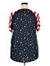 Moa Moa Stars Blue Short Sleeve Top Size 3X - photo 2