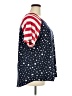 Moa Moa Stars Blue Short Sleeve Top Size 3X - photo 4