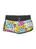 Roxy 100% Polyester Print Yellow Shorts Size 7 - photo 1