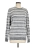 Old Navy 100% Cotton Stripes Gray Pullover Sweater Size M - photo 1