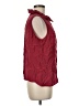CAbi Red Sleeveless Button-Down Shirt Size M - photo 4