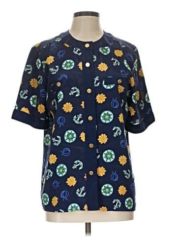 Leslie Fay Short Sleeve Blouse (view 1)