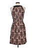 En Focus Studio Paisley Brown Cocktail Dress Size 8 - photo 2
