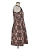 En Focus Studio Paisley Brown Cocktail Dress Size 8 - photo 4