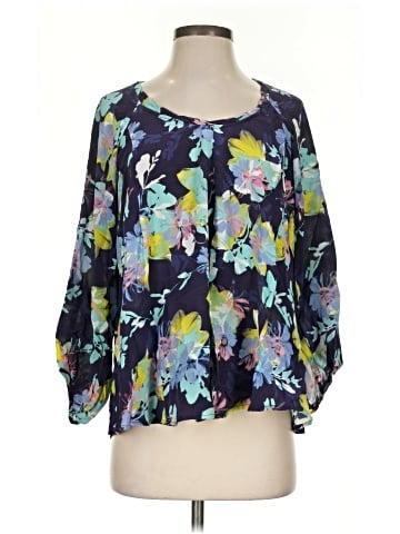 Tori Richard 3/4 Sleeve Silk Top (view 1)