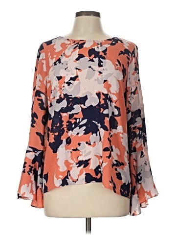 H By Halston Long Sleeve Blouse (view 1)