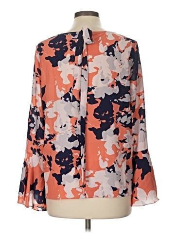 H By Halston Long Sleeve Blouse (view 2)