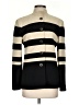 Rena Rowan Stripes Ivory Coat Size 4 - photo 1