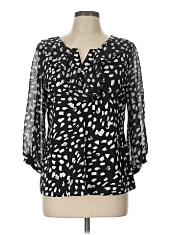 Perseption Concept 3/4 Sleeve Blouse (view 1)