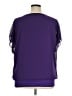 VIISHOW Purple Short Sleeve Blouse Size XL - photo 2