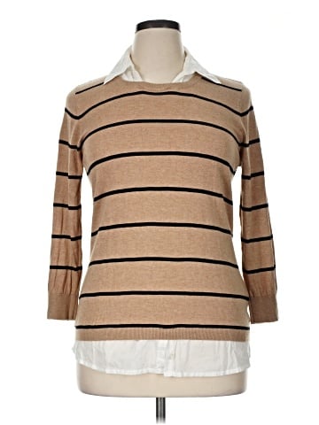 August Silk Pullover Sweater (view 1)