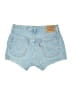 Levi's 100% Cotton Blue Denim Shorts Size 27 waist - photo 2