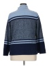 Karen Scott 100% Cotton Blue Pullover Sweater Size XL - photo 2