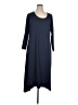 G.I.L.I. Solid Blue Casual Dress Size 1X - photo 1