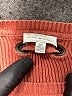 Lucky Brand 100% Cotton Orange Pullover Sweater Size S - photo 7