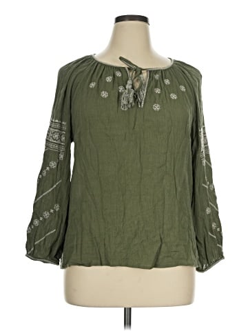 Lucky Brand 3/4 Sleeve Blouse (view 1)