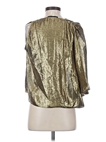 Maria Grachvogel 3/4 Sleeve Silk Top (view 2)