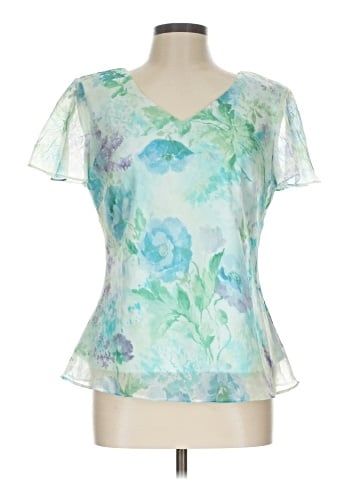 Karin Stevens Short Sleeve Blouse (view 1)